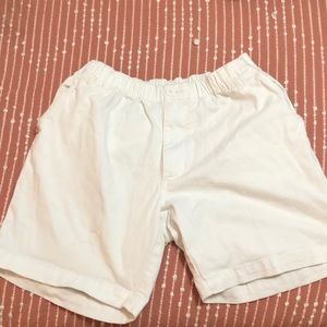 Southern Pines, Men’s white elastic shorts